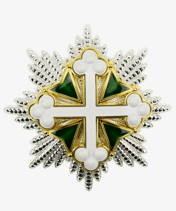 Breast Star Order of Saints Mauritius and Lazarus Italy